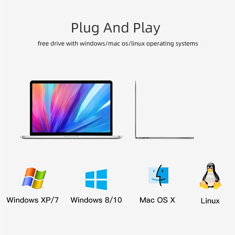 50cm High Speed 4 Ports USB 3.0 HUB With Power Supply USB3.0 Splitter OTG Adapter for iMac Laptop Desktop Computer Accessories