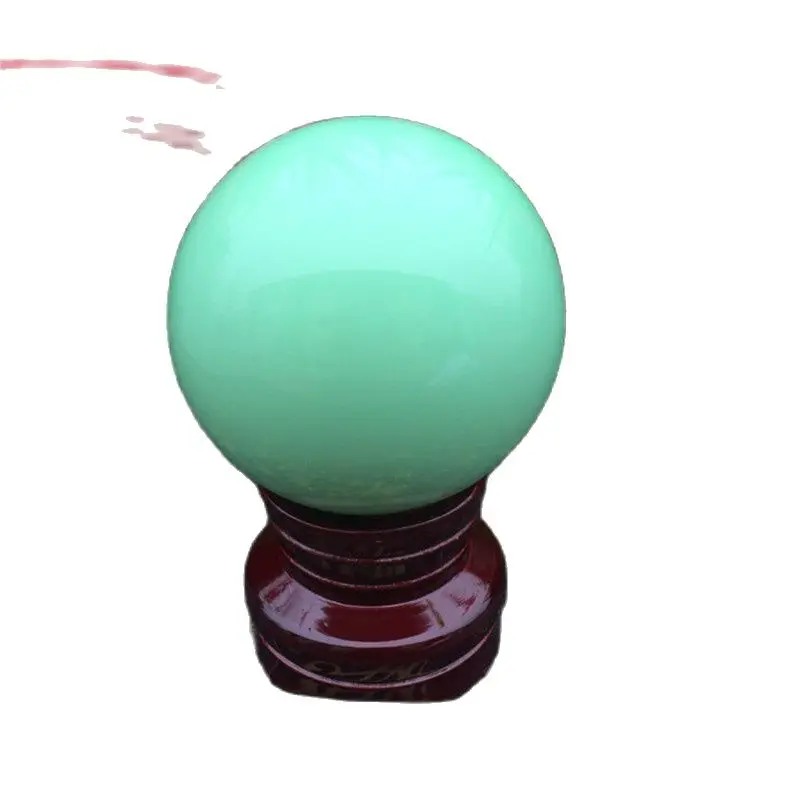 

Natural Lceland Fluorite Pearl Stone Blue Light-Emitting Luminous Ball Ornaments Moonstone Fluorescent Stone Balls