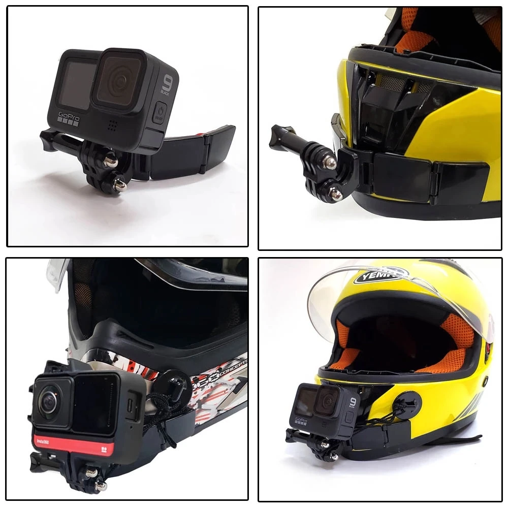 TUYU Motorcycle Accessories Universal Helmet Camera Mount Kit for