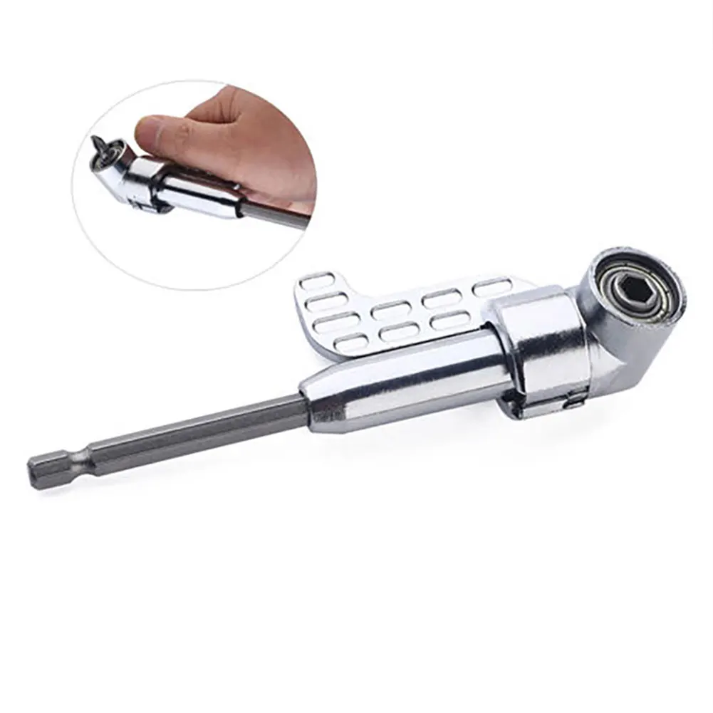 

105 Degrees Power Tools Home Corner Drill Bit Reversible Hard Alloy Durable Adjustable Accessories Screwdriver Holder Practical