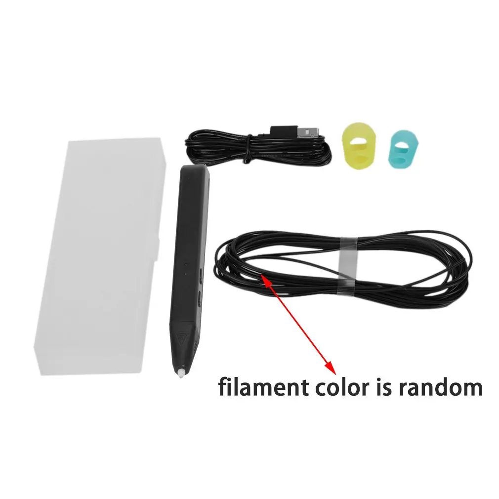 

3D Printing Pen USB Charging Doodling Drawing Pen With Filaments Creative Printing Pen Educational Toy For Kids & Adults