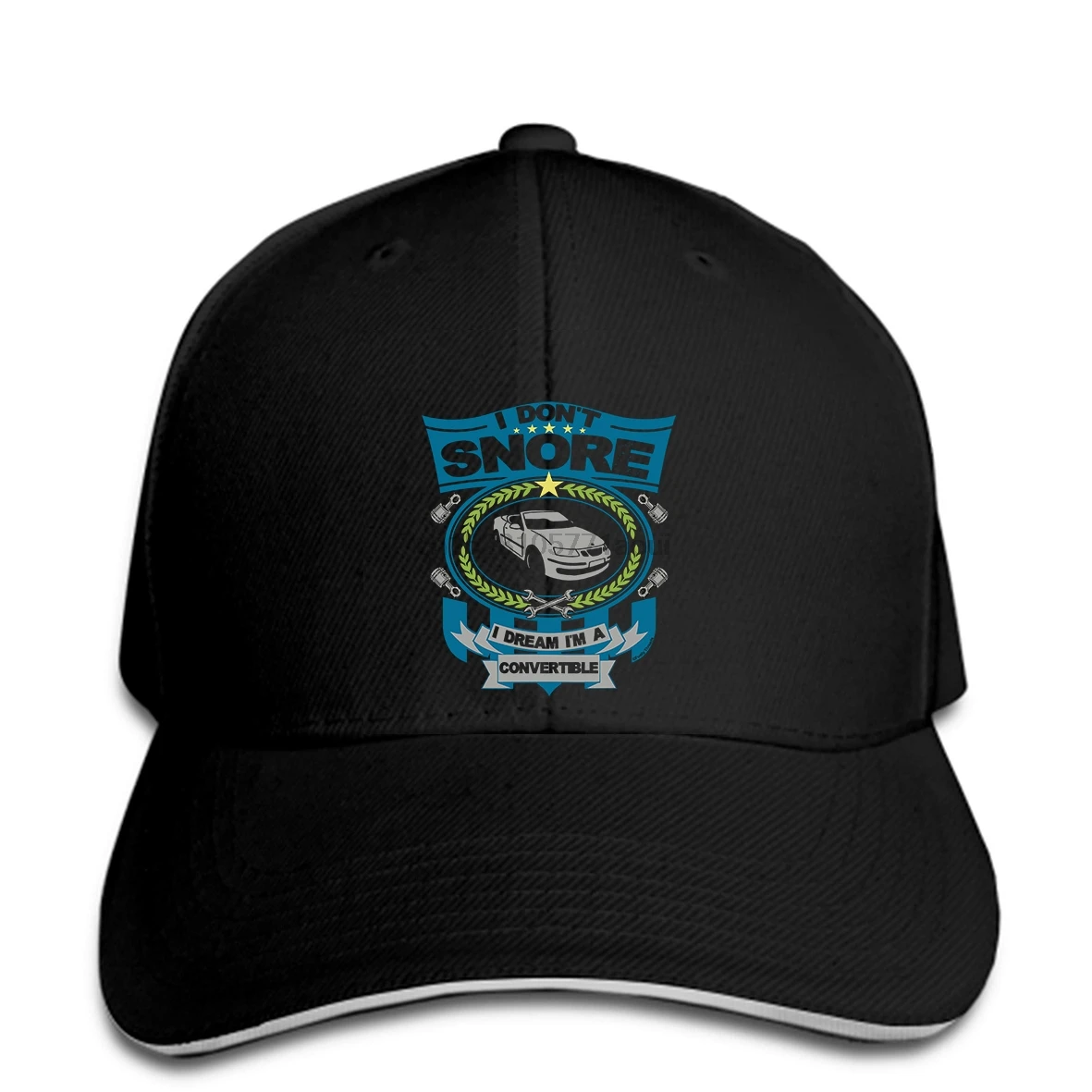 Baseball cap Herren Car caps - I don`t snore dream I`m a CONVERTIBLE Saab 9-3 Classic |