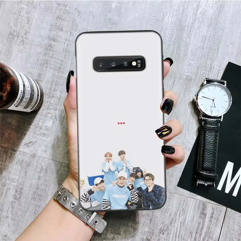 J Hope kPop Черный чехол для телефона samsung Galaxy S10+ Plus Lite Note 10 9 8 S9 S8 J4 J6+ Plus S7 S6 Edge Capa