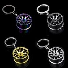 Porte-clés mécanique en métal de haute qualité, pièces de Modification automobile, Mini porte-clés de style de pneu de voiture