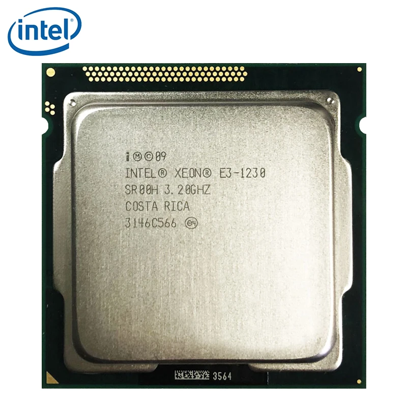 Процессор Intel Xeon E3 1230 SR00H 3 2 ГГц 8 Мб четырехъядерный LGA 1155 80 Вт 100%