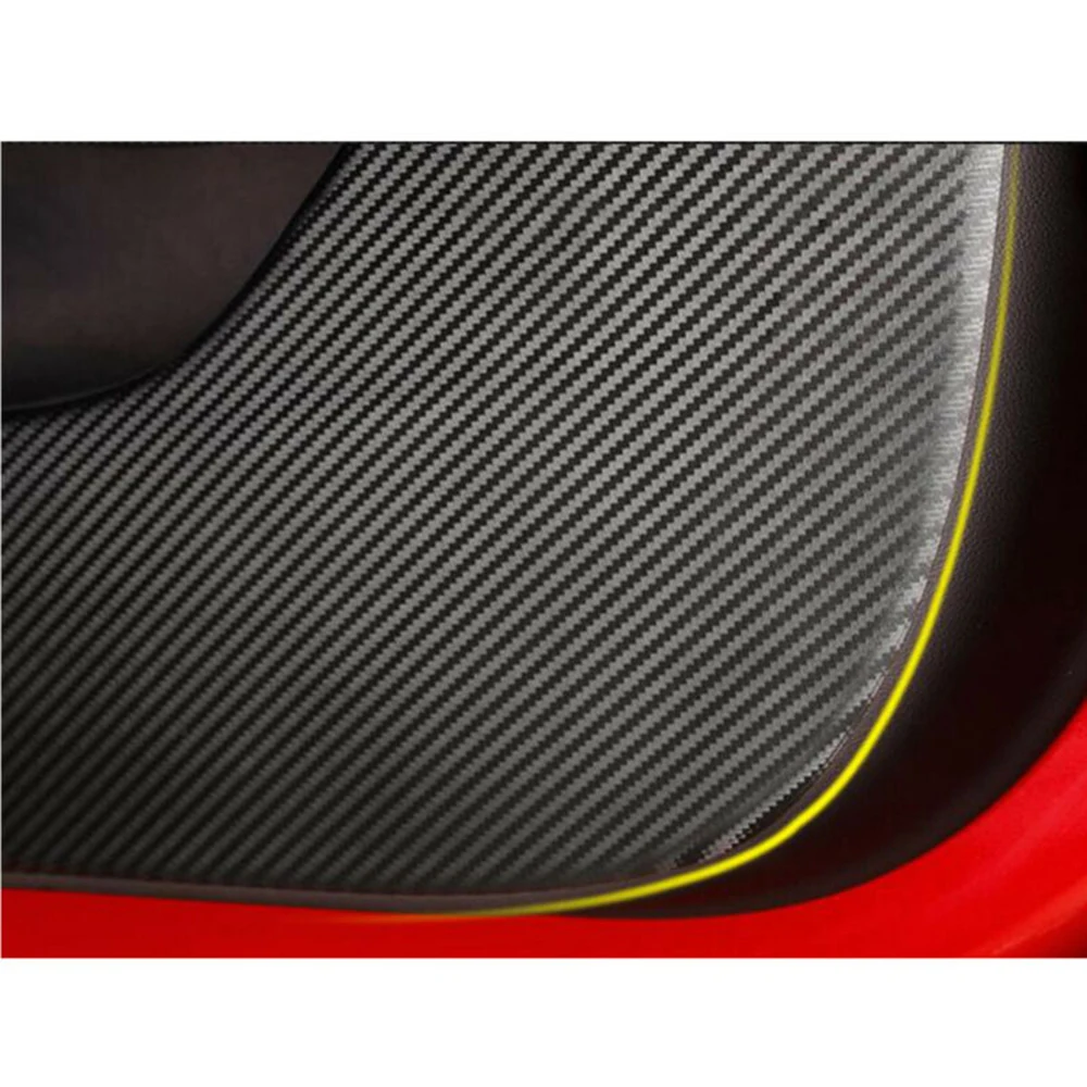 4 шт./компл. двери анти пэд Стикеры отделка черного цвета для Tesla модель 3- и высококачественный продукт защитная дверь Стикеры s