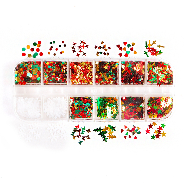 Halloween Design Nail Art Sequins Ghost Pumpkin Polymer Clay Slices 3D Flakes Nail Charms Decoration Manicure Supplies