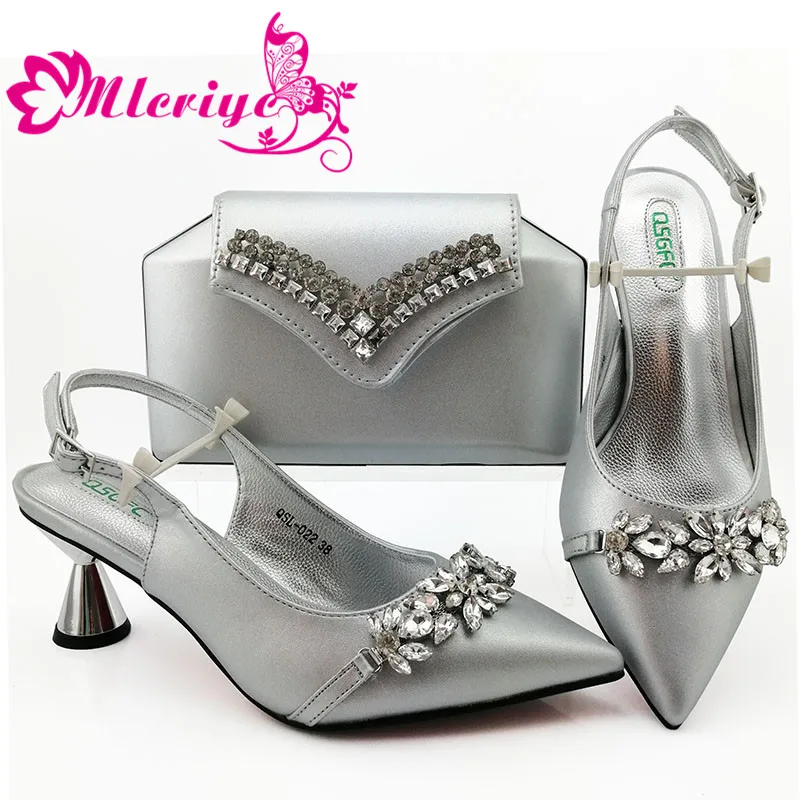 

New Italian Shoe and Bag Set for Party In Women African Wedding Italian Shoe and Bag Sets Decorate Spring Shoes Platform Women