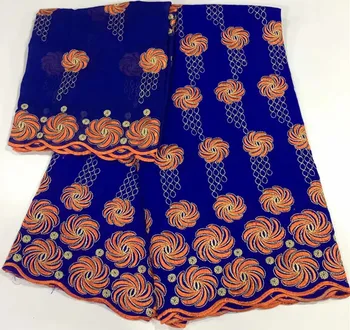 

Swiss lace fabric blue cotton fabric african lace fabric swiss voile lace in switzerland 2+5yards nigerian lace fabrics HS-A42