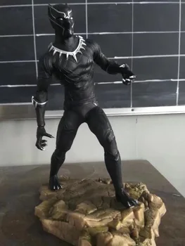

27cm Marvel Black Panther shield Civil War Avengers Movie Anime Figure Toy Collection Model Toy Action figure for friends gift