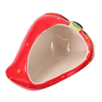 

Ceramic Sleeping Bed Red Hamster Nest Creative Pet Nest Cooling Nest Pet Supplies For Small Pet