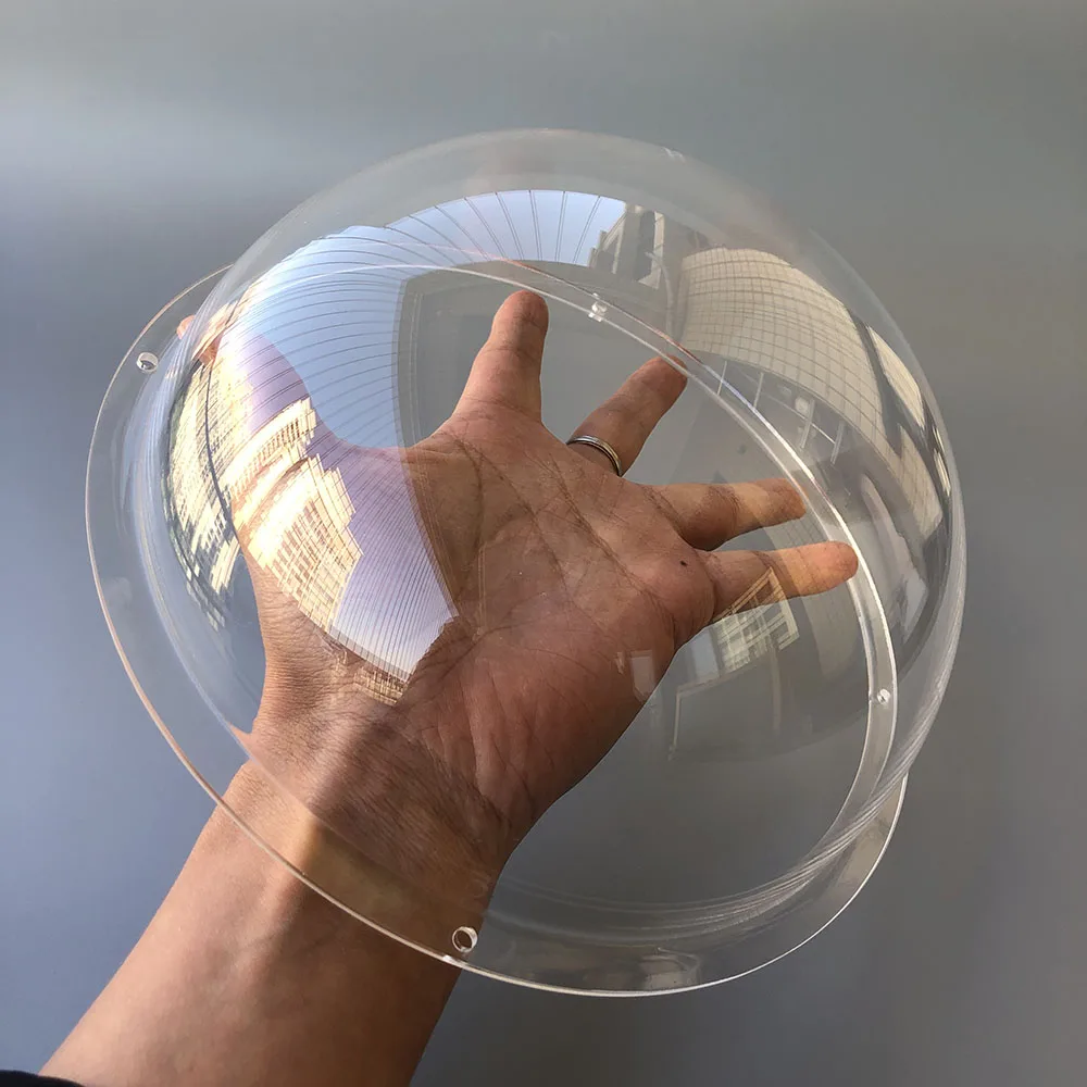 Security camera cover 8.6 Inch 220x100mm Acrylic Indoor Outdoor CCTV Replacement Clear Camera Dome Cover Surveillance CCTV Camera Housing Protect Case