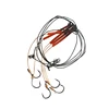 CIBO Fishhooks Fishing Hook Jig Hooks Head Owner Fishing Hook Offset Double Carp Fishing Hook String Hook Set with 5 Small Hooks ► Photo 1/6