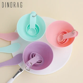 

Dinorag Face Mask Bowl Set DIY Facial Beauty Makeup Tool With Mixing Bowl Tool Face Skin Care Reusable Cosmetic Tools