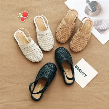 

Summer Girls Shoes Sandals Shoes Fashion Princess Shoes Party Show Girls Sandals Kids Beach Shoes Size 26-35 Designer Shoes