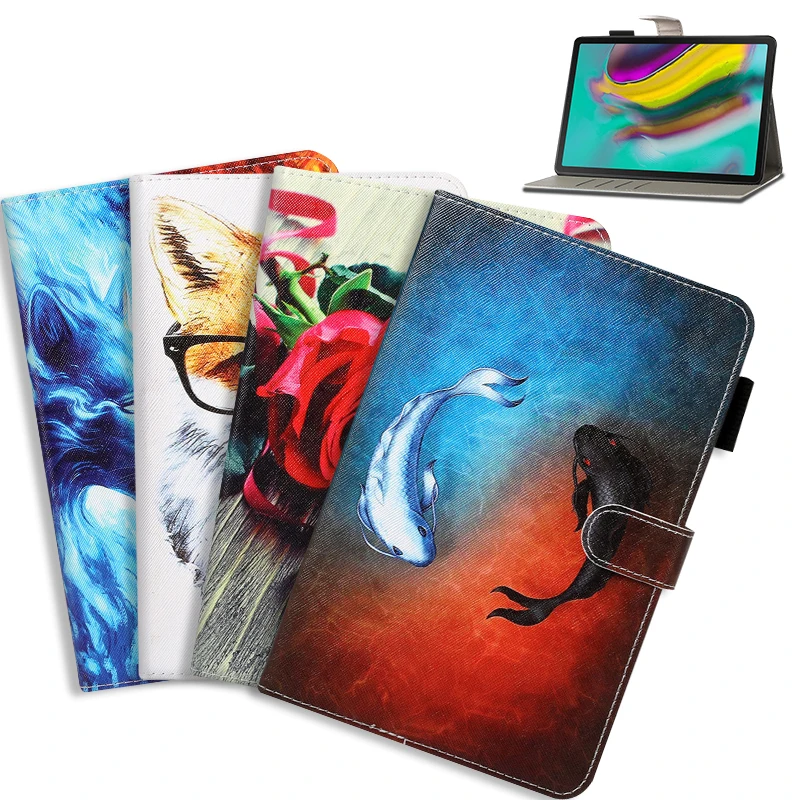 Планшет Funda для Samsung Galaxy Tab A 10 1 2019 дюйма фотография T510 T515 умный чехол-подставка