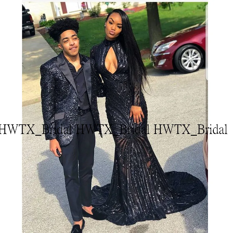 Black Sexy Mermaid Prom Dresses 2020 