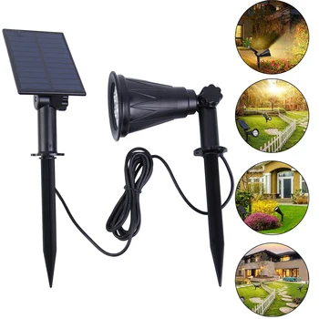 

Honhill 7LED Solar Powered Lamp Outdoor Lighting Garden LED In-Ground IP65 Waterproof RGB With Solar Panel Auto Color-Changing