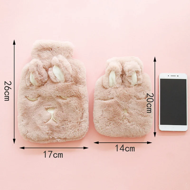 Brand New Bottle Soft Hot-water Bag Plush Student Durable Cartoon Portable Winter Warm | Дом и сад