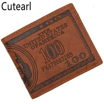 

Men Fashion Retro Wallet 3D Dollar Print Credit 3 Folds Wallet Male Long Purse For Coins Multi Pocket Portfel 22020 New Carteira