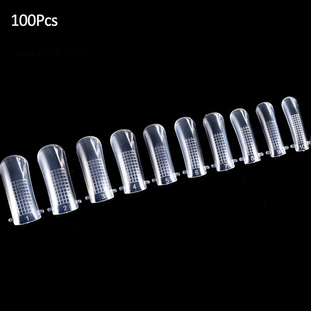 Clear Acrylic Nail Art Full Nail Tips False Fake Tips Finger Decor Nail Extension&1
