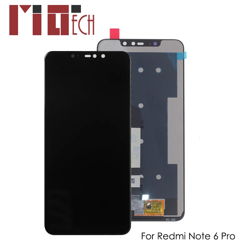 

LCD Display for Xiaomi Redmi Note 6 Pro Touch Screen Digitizer LCD for Redmi Note 6 Pro Assembly No Frame Repair Parts 100% New