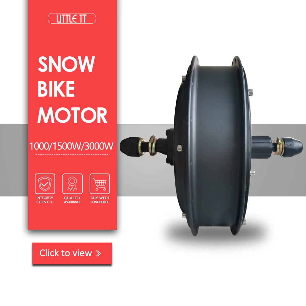 US $154.02 Electric Bicycle Motor Snow Bike 48V 1000W1500W3000W brushless nongear fatbike motor for electric fat bike or snow bike