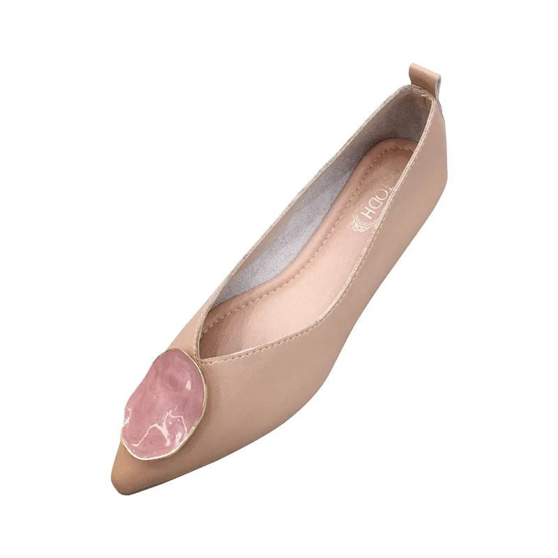 Autumn Spring Women Shoes New Low Heels Women Ladies Shoes Woman Flats Ballet Pointed Toe loafers Lady Boat Shoes For Women