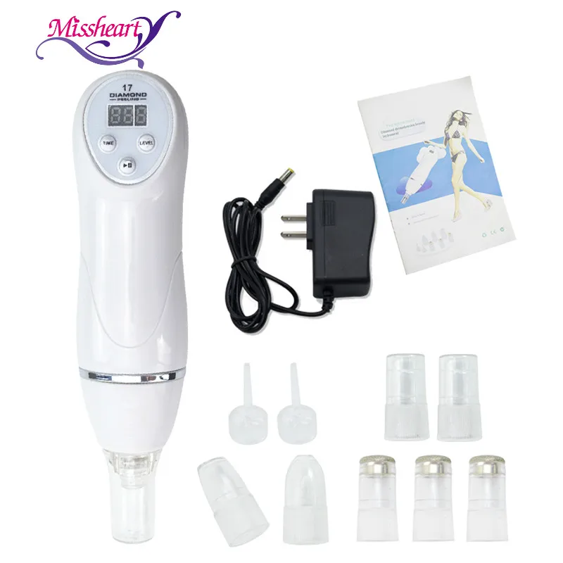 

MissHeart blackhead remover Microdermabrasion Machine Blackhead Acne Removal Skin Peel Diamond Massage Care Beauty Cleaner