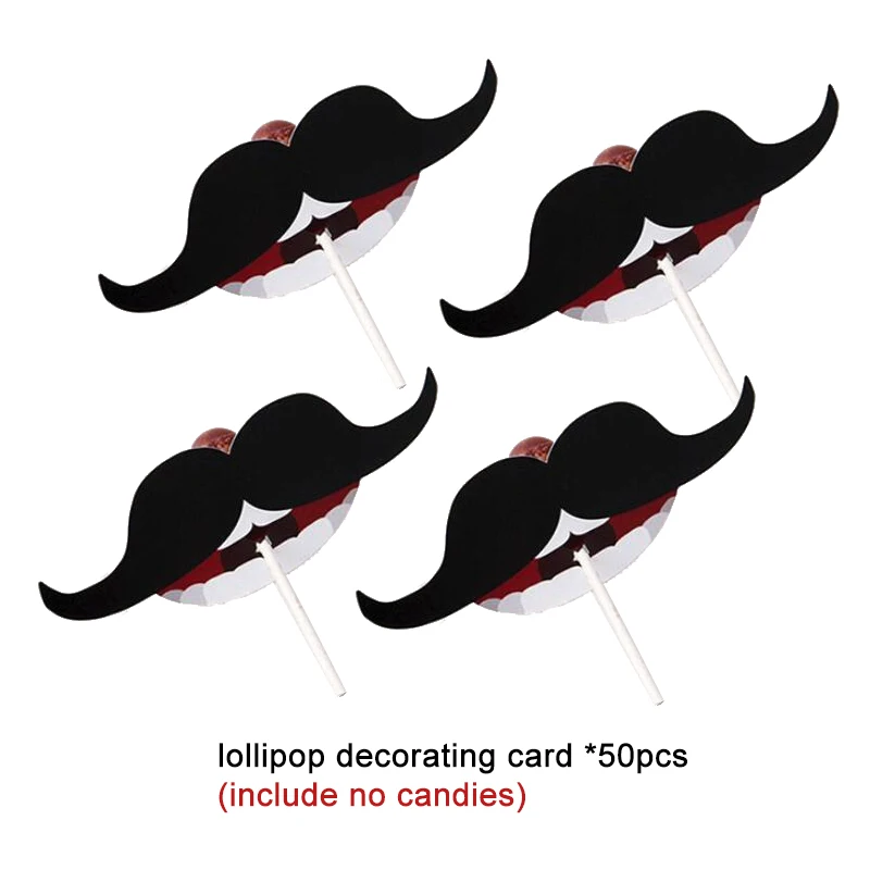 beard card x50pcs Лас-Вегасе, казино, украшения для тематических вечеринок, одноразовая посуда, набор, покер, Декор Для холостяка, вечерние, для взрослых, на день рождения, воздушный шар - Цвет: beard card x50pcs
