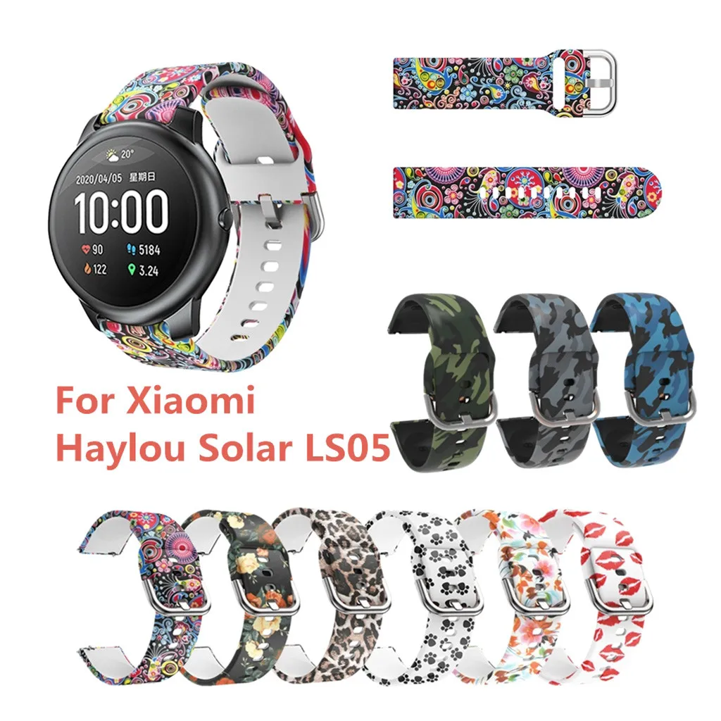 Силиконовый ремешок для часов Xiaomi Haylou Solar LS05 22 мм Xiomi Xaomi Xiaome LS05|Ремешки часов| |
