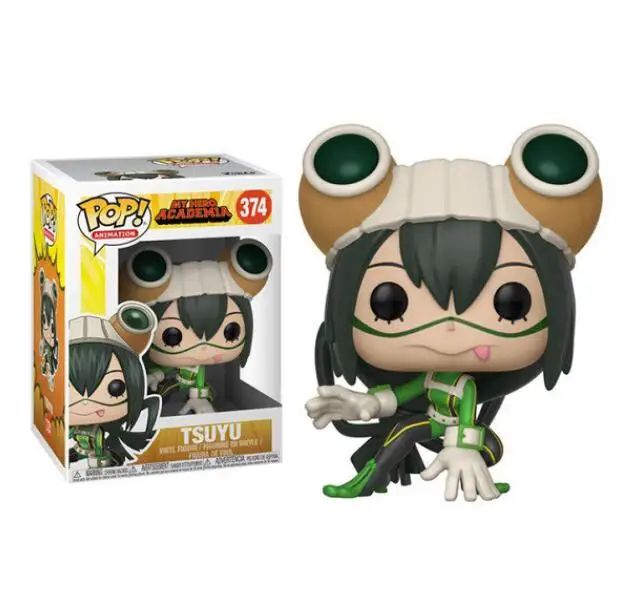 Funko Pop аниме My Hero Academy персонаж Deku& Katsuki& All Might& TODOROKI Tsuyu Милая Виниловая фигурка Коллекция Модель игрушки - Цвет: 374