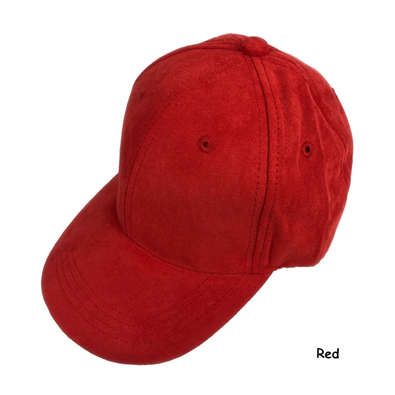 Red Новинка, зимняя мужская бейсболка, высокое качество, Женская бейсбольная Кепка из искусственной кожи, осенняя и зимняя однотонная Бейсболка унисекс, регулируемая бейсболка - Цвет: Red