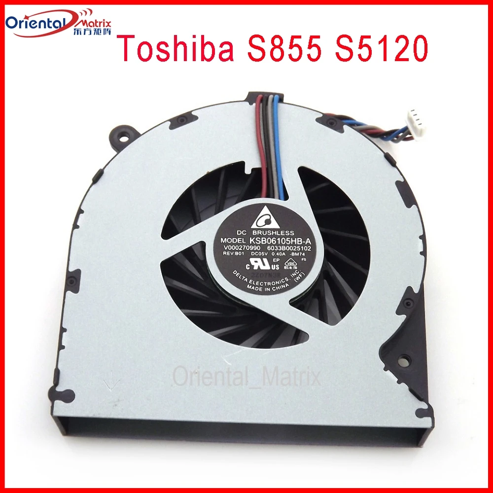 Новинка внешний вентилятор охлаждения для Toshiba Satellite S855 S5120 5 в постоянного тока 0 35