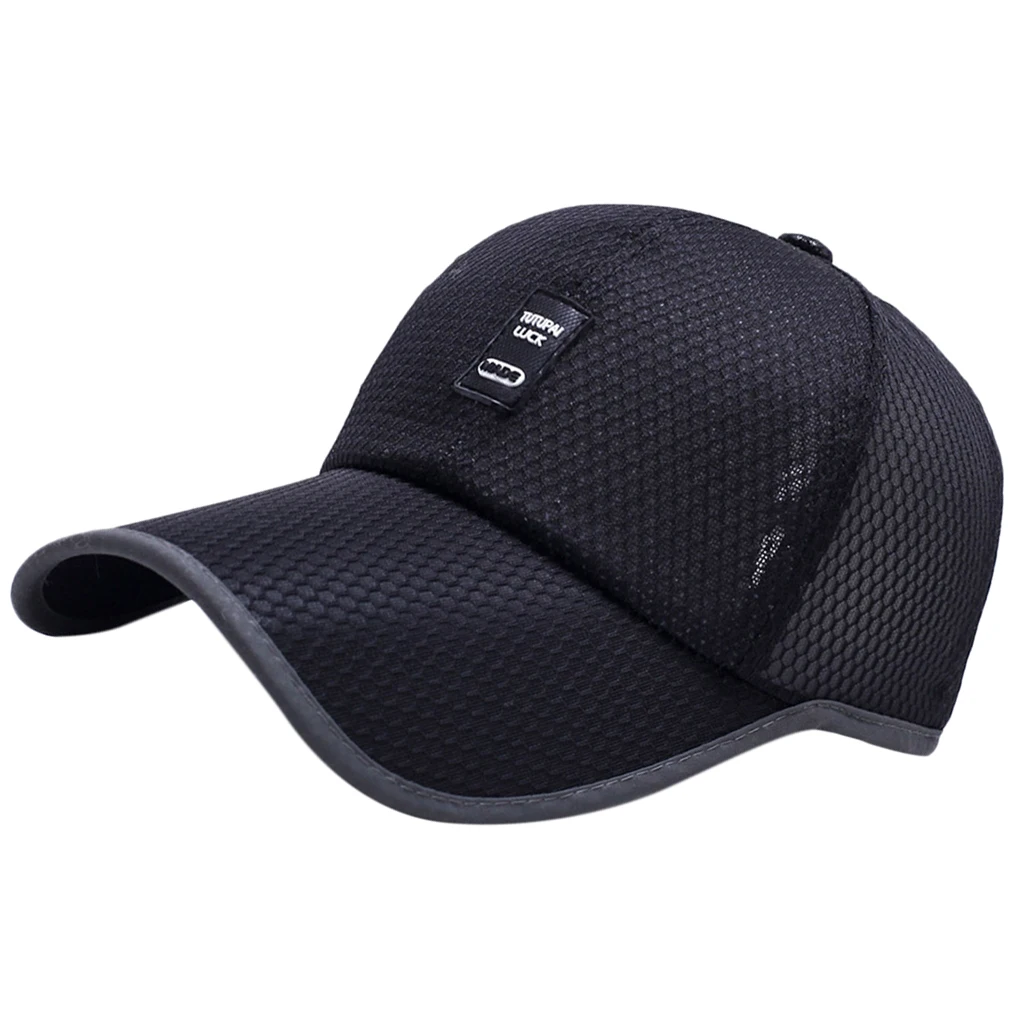 Summer Plain Trucker Mesh Hat Snapback Blank Baseball Cap Adjustable