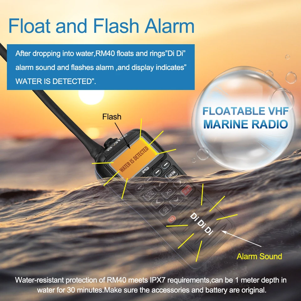 Рисунок 3 - Retevis RM40 морская радиостанция
