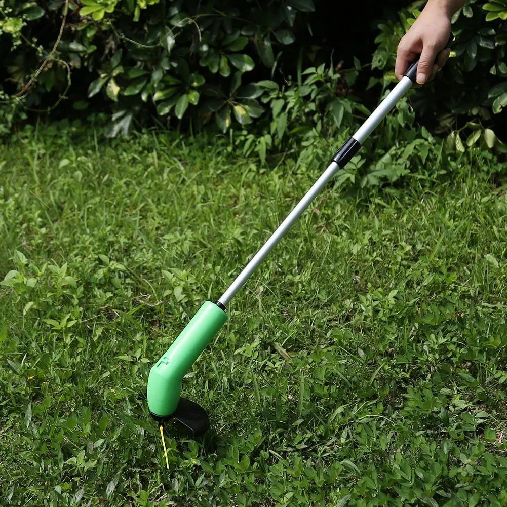 Portable Grass Trimmer Cordless Lawn Weed Cutter Edger with Zip Ties