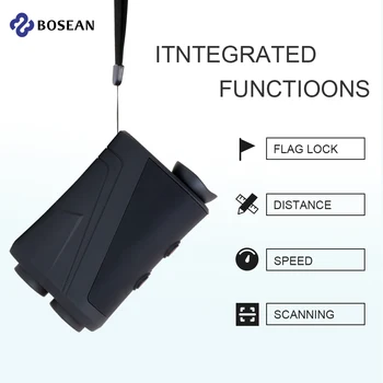 

Golf Laser Rangefinder Flag-Lock Pin-Seeker Bosean Distance Rnage Meter for Hunting Shooting 7X Continuous Scan with Battery