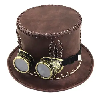 

Halloween Parties Are Popular With Cospaly Props And High Quality Steam Punk Industrial Retro Gentleman Hats Unisex