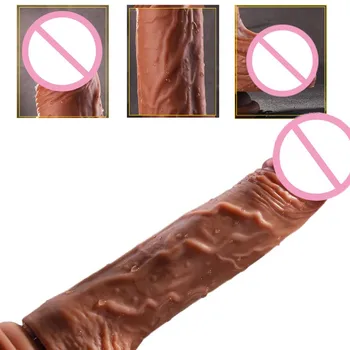 Powerful Telescopic Dildo Vibrator Realistic Dildos for Women Erotic Toy for Adult Big Penis Suction Cup Dildo Vibrators Sextoy 3