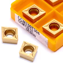 Fraise à fileter en acier inoxydable CCMT09T304 VP15TF UE6020 US735 CCMT 09T304, outil de tournage de filetage de haute qualité, Insert en carbure de tour