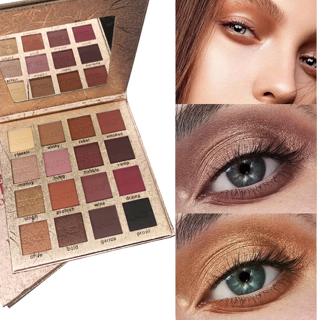16 Color Waterproof Makeup Eyeshadow Palette Professional Soft Glam Matte Glitter Eye Shadow Fashion Cosmetics |