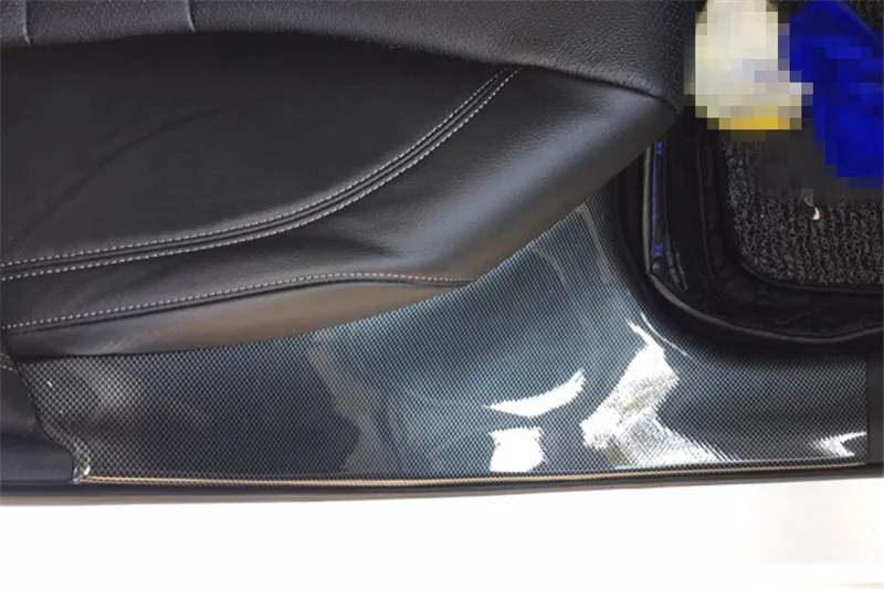 4 шт./лот ABS углеродного волокна зерна двери педаль подоконника Накладка для- HONDA Accord 9/9. 5 MK9/9,5
