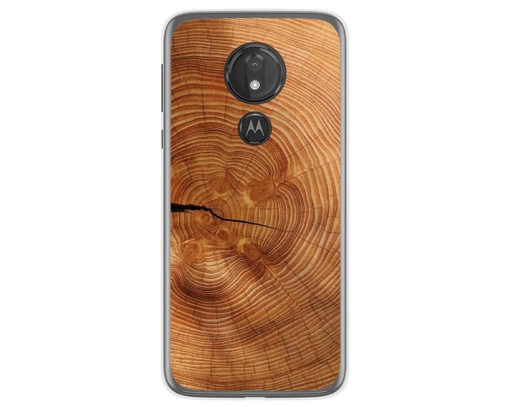 Чехол Модный гелевый для Motorola мотоцикл G7 Мощность древесины 04 рисунки | Мобильные