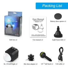 Beesclover 사진 조명 방수 카메라 led 사진 비디오 채우기 라이트 램프 60 m 수중 다이빙 사진 라이트 r60(China)