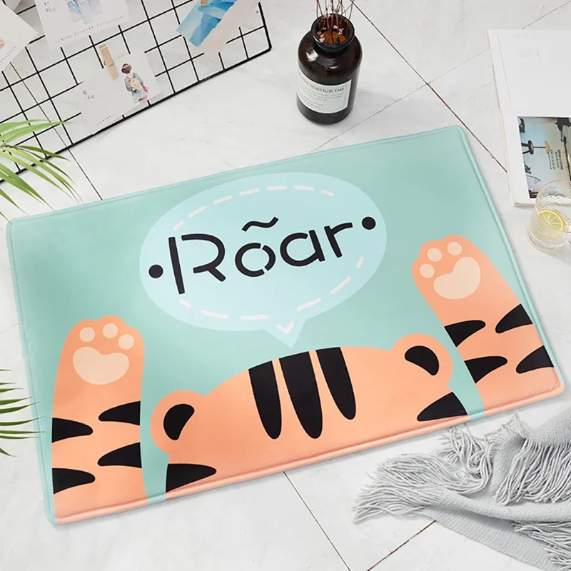 Коврик на пол в ванной с буквенным принтом, кухонные ковры, коврики для гостиной, Противоскользящие коврики, декоративный ковер с героями мультфильмов