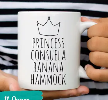

Friends Princess Consuela Banana Hammock Mug Funny Friend Coffee Mugs Crap Bag