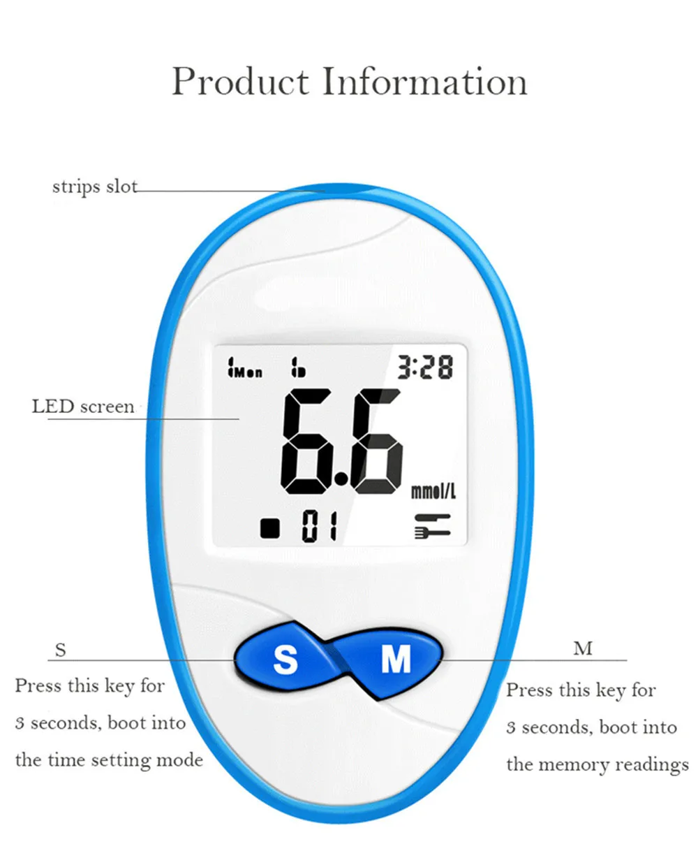 diabetes test kit blood glucose meter