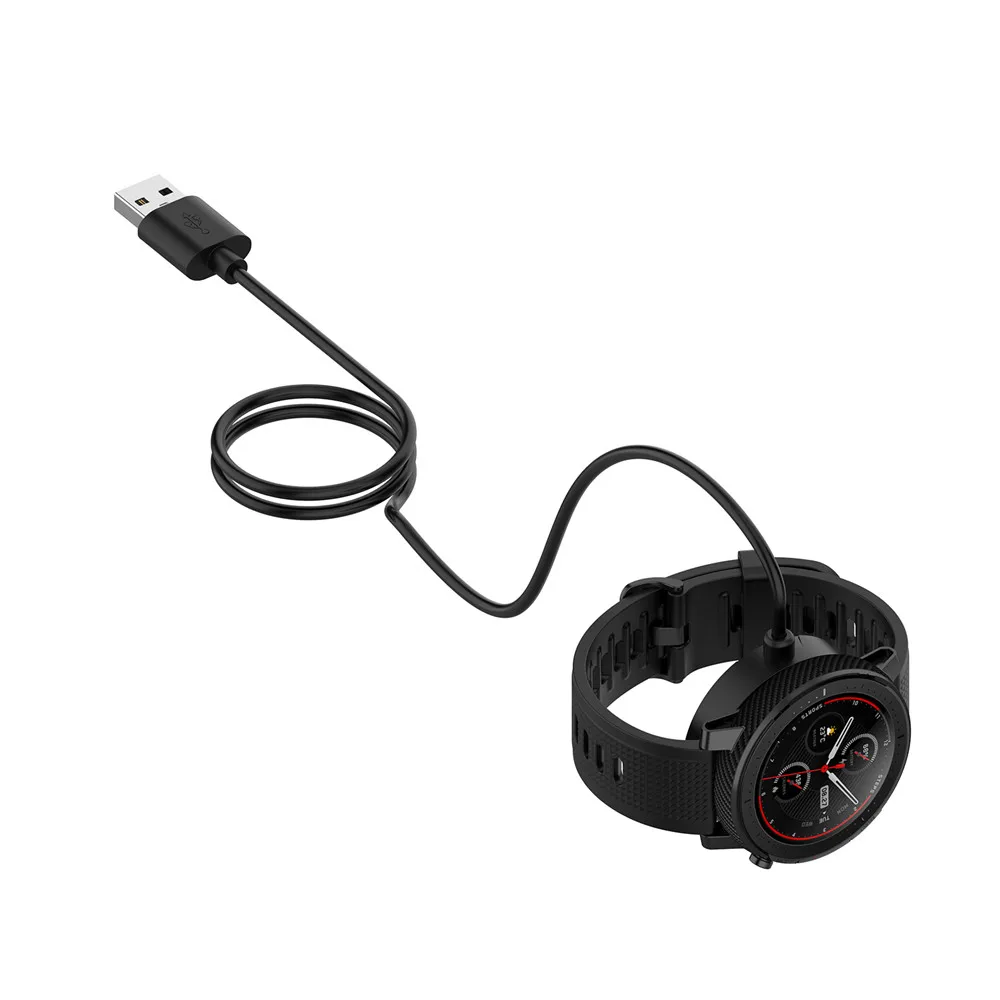 

1M USB Charging Dock Cable Watch Charger for Xiaomi Huami 3(A1928) for AMAZFIT Stratos 3(A1928) Smartwatch Accessories