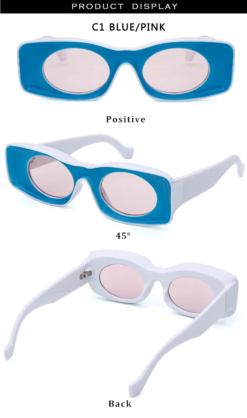 ZXRCYYL новая Ретро цветная оправа солнцезащитные очки мужские и женские модные брендовые дизайнерские большие рамки цветные морские линзы солнцезащитные очки UV400
